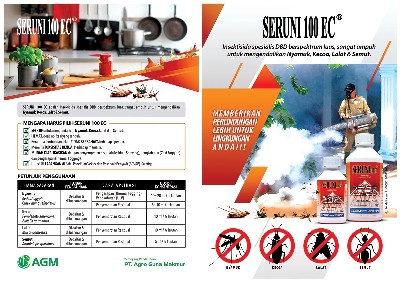 1000030105 Seruni 100 EC 1 Liter – Obat Fogging Nyamuk Cair Berkualitas Tinggi untuk Pengendalian Nyamuk Aedes, Culex, dan Anopheles di Rumah, Kebun, serta Lingkungan - Gambar 4