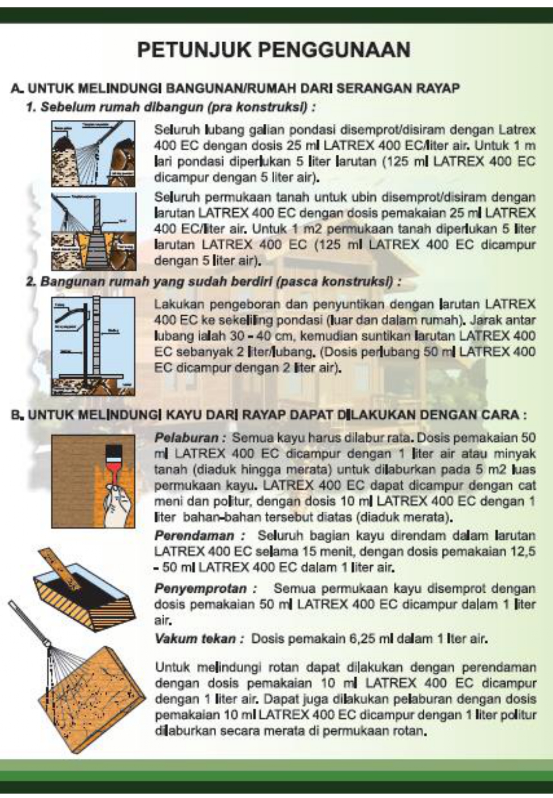 Latrex 400 EC 100 ml Obat Anti Rayap - Gambar 3