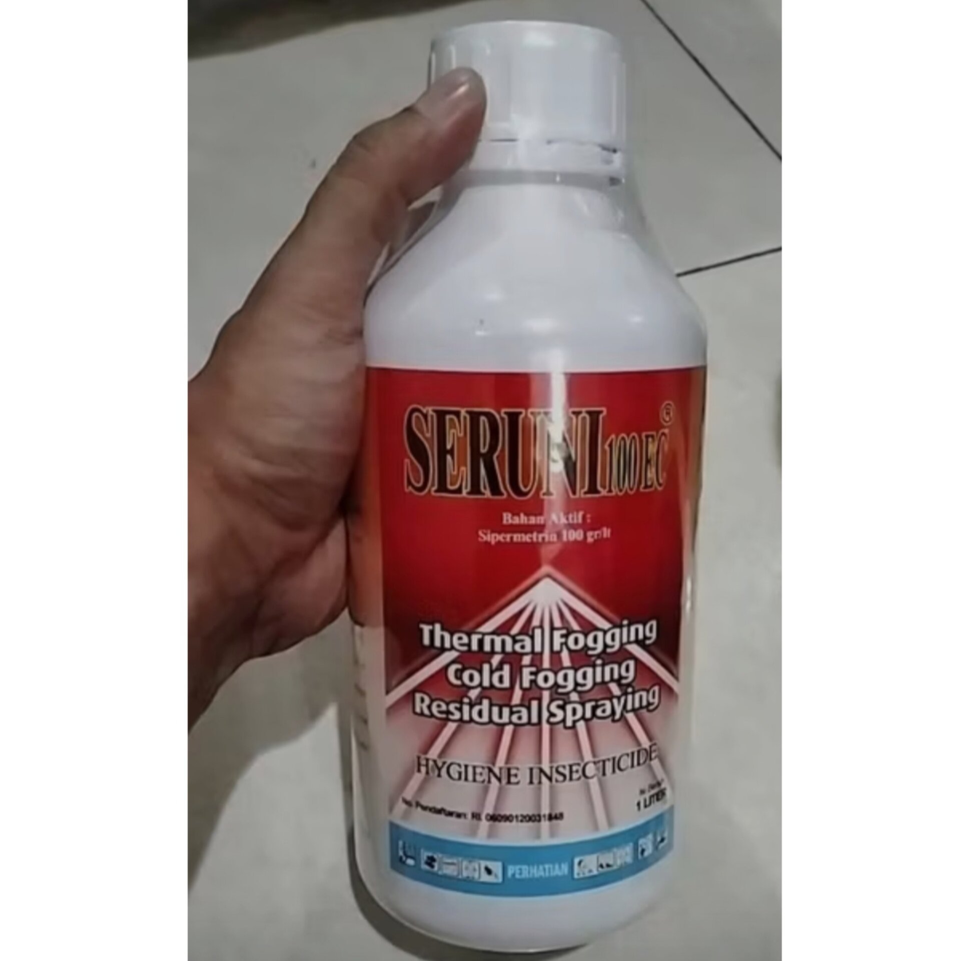 Oplus_131072 Seruni 100 EC 1 Liter – Obat Fogging Nyamuk Cair Berkualitas Tinggi untuk Pengendalian Nyamuk Aedes, Culex, dan Anopheles di Rumah, Kebun, serta Lingkungan - Gambar 3